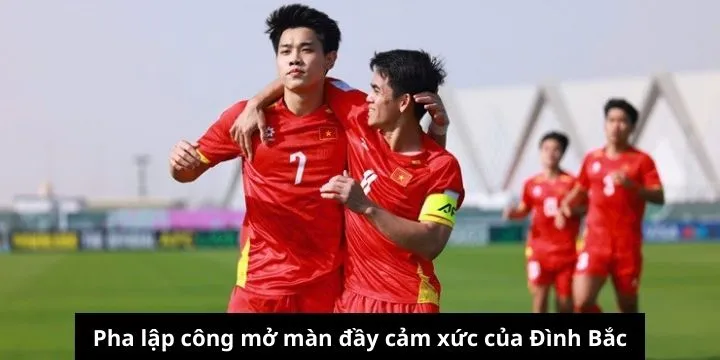 Bàn thắng mở điểm của Đình Bắc là bước ngoặt quan trọng