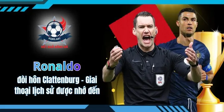 Ronaldo đòi hôn trọng tài Clattenburg - Giai thoại lịch sử được nhớ đến